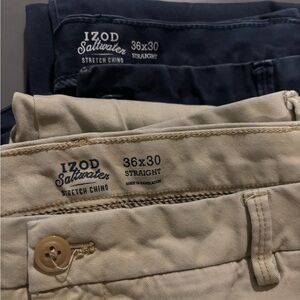 Men’s IZOD Chino Khakis size 36 X 30